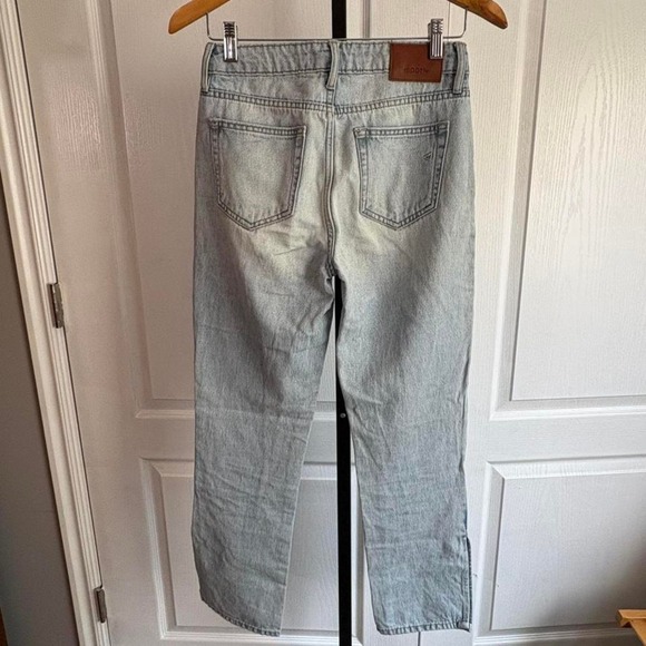 Hidden Light blue high-waisted straight-leg jeans - Picture 5 of 5